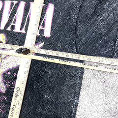 Nirvana in Utero Men’s Medium Pullover T-Shirt Short Sleeve Tie Dye Gray