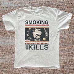 Multicolor Smoking Kills tee