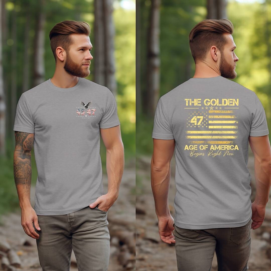 Trump Vance 2024 The Golden Age of America Great MAGA Golf 45 47 Eagle T-Shirt gallery