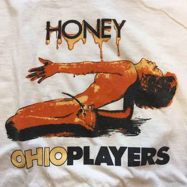 Vintage Ohio Players ‎– Honey 1975 Album Art T-shirt BO328