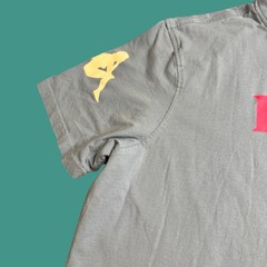 Kappa Logo Graphic Tee L Light Blue Cotton Crew Neck Athletic Casual Streetwear