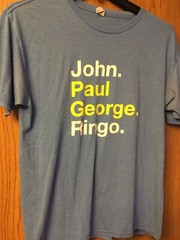 The Beatles – “ John – Paul – George – Ringo “. Blue Shirt. L.