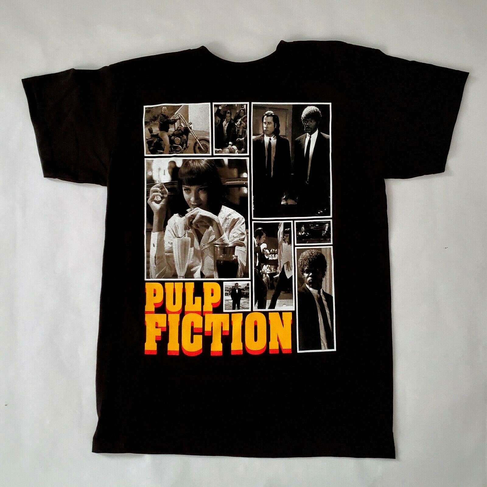 FREE SAME DAY SHIPPING Tarantino PULP FICTION Thurman Travolta Shirt Size XL gallery