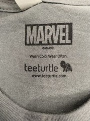 Marvel Universe Deadpool Men’s T-shirt XL Gray Tee Turtle 100% Cotton