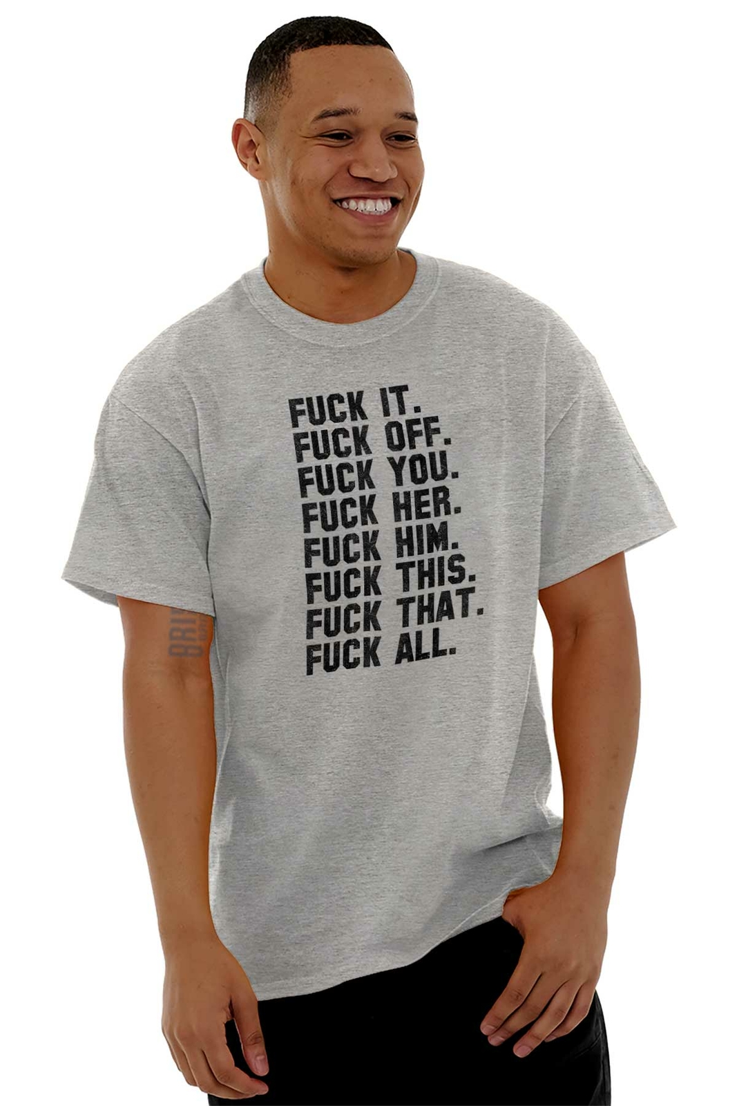 F**k It All Funny Offensive Rude Novelty Gift Womens or Mens Crewneck T Shirt Te gallery