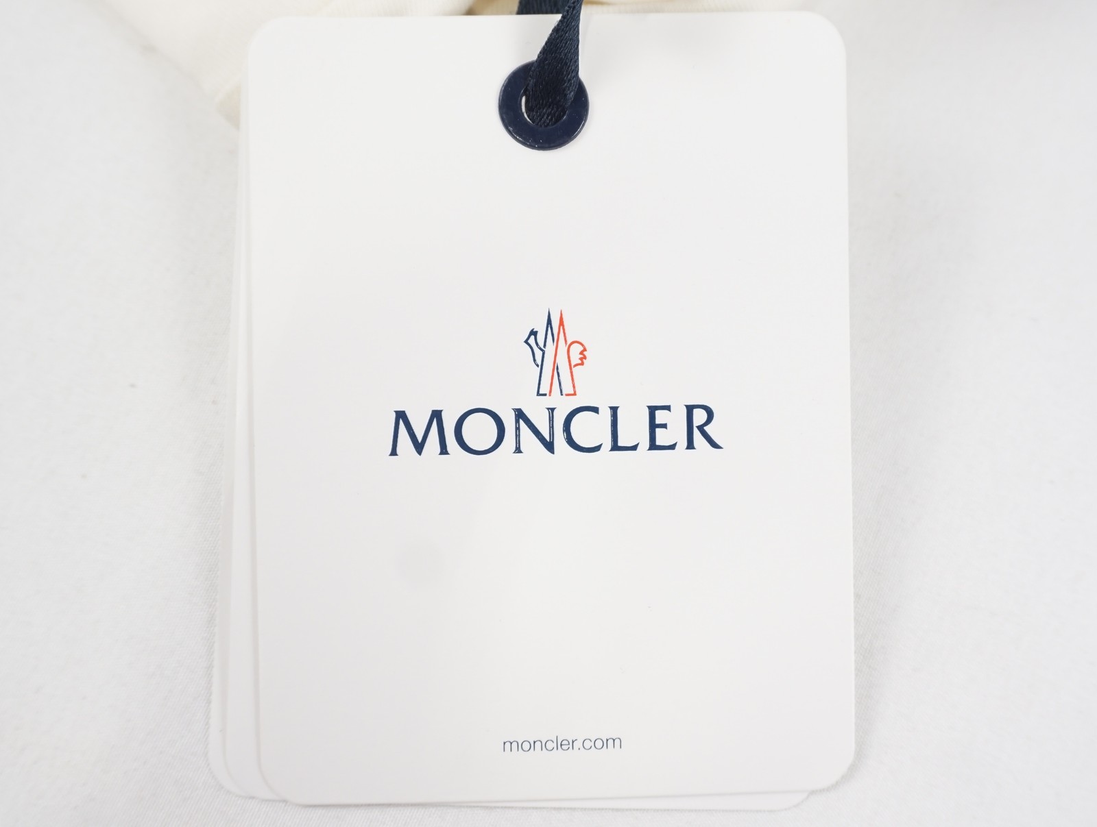 Moncler Embroidered Logo Cotton Short-Sleeve T-Shirt In White - Men's Size XXL gallery