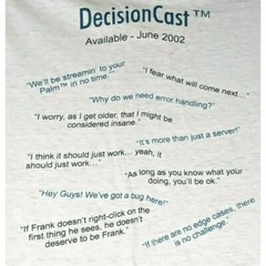 Decision Point Applications 2002 TShirt Technology Decision Cast Promo Size XL