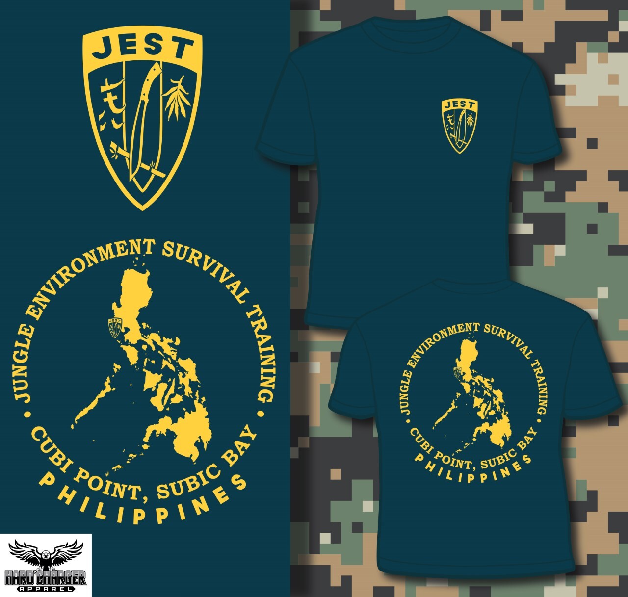 JEST School Jungle Environment Survival Training Subic Bay Philippines T-shirt gallery