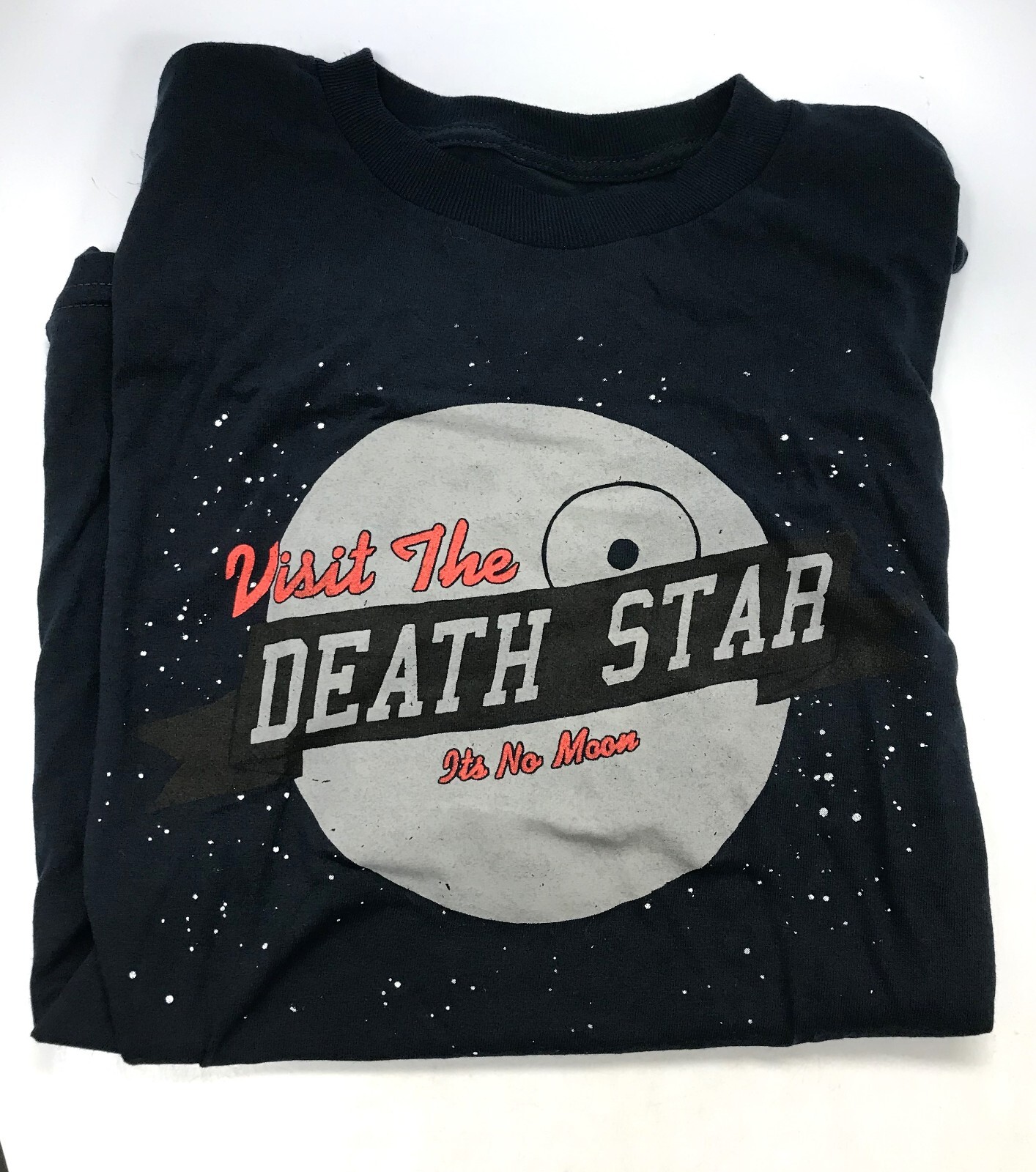 Star Wars Visit the Death Star It’s No Moon T-Shirt NEW! Large