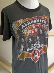 Remake reprint Aerosmith band 1978 black short sleeve T shirt gift tee NH14528