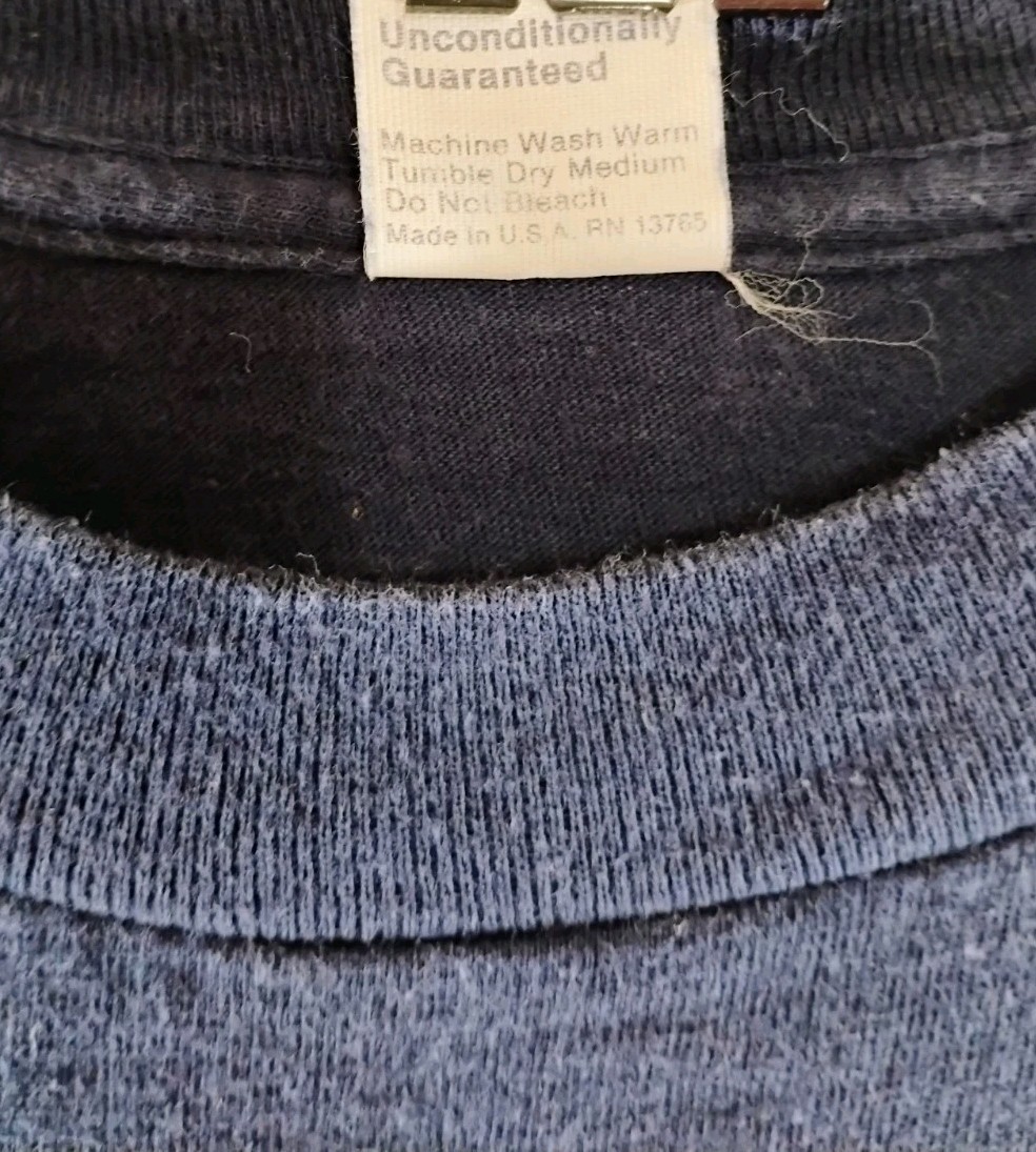 BVD Pocket T Shirt Navy Blue Slight Sun Fade XL 46-48 Lot (6) Vtg USA Made gallery