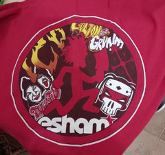 Psychopathic Records Red Shirt XL (ExtraLarge) Badger Sport Tag Single Stitch