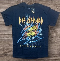 Def Leppard Pyromania Black T-Shirt Size Medium