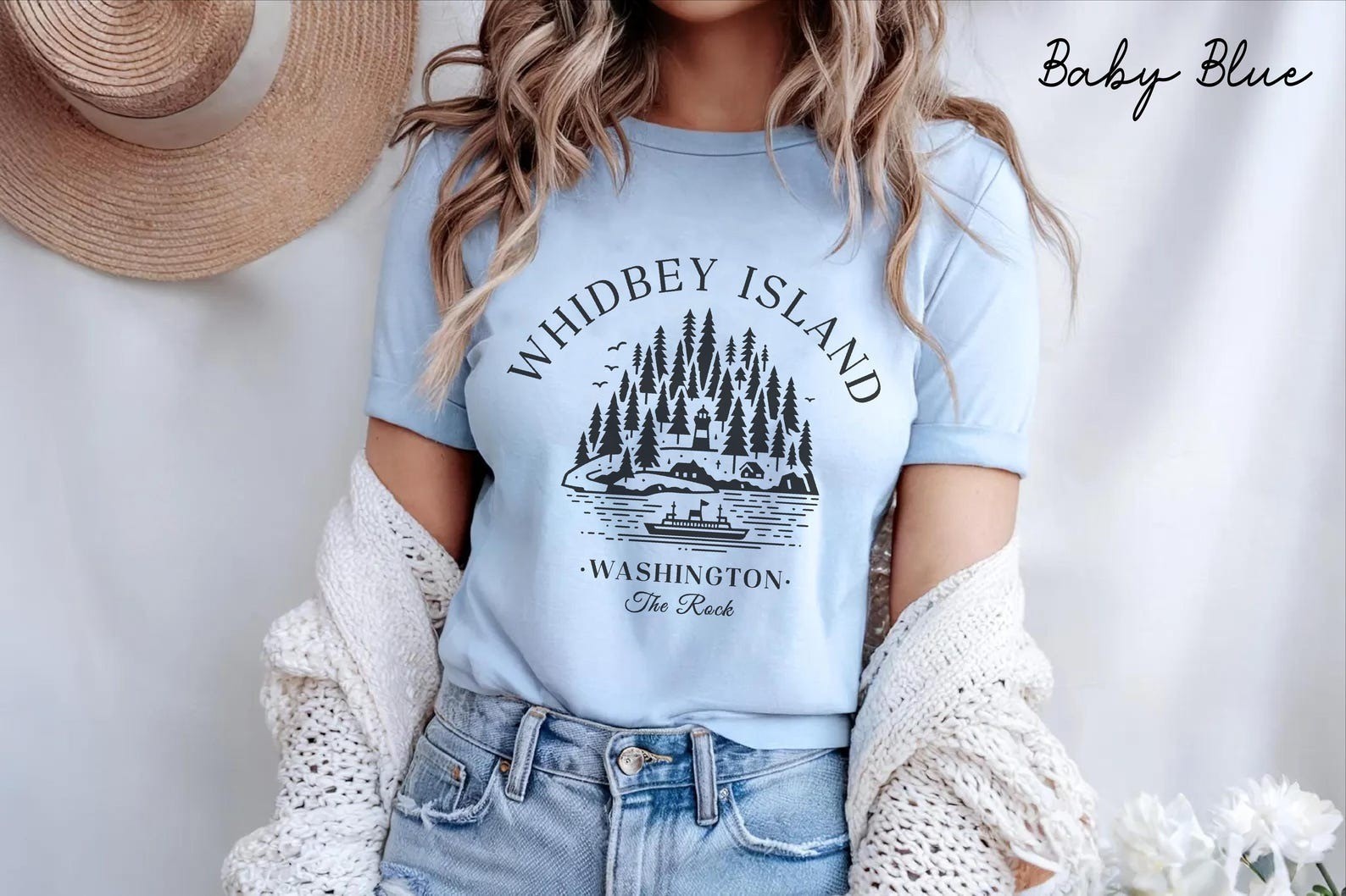 Whidbey Island Shirt Travel Gift for Washington Trip Lovers Souvenir Tee gallery
