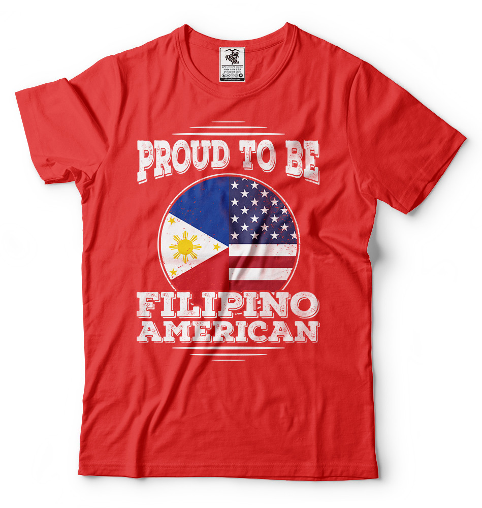 Proud To Be Filipino American Philippines Filipino Heritage T shirt gallery