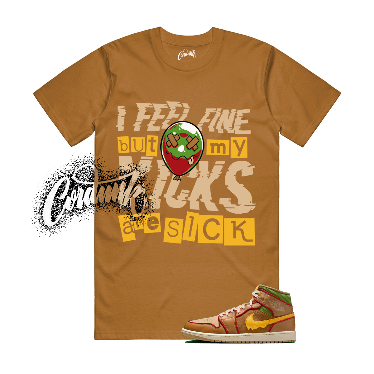 1 Cheeseburger Flax Wheat Sesame Coconut Milk University Gold T Shirt Match SICK gallery