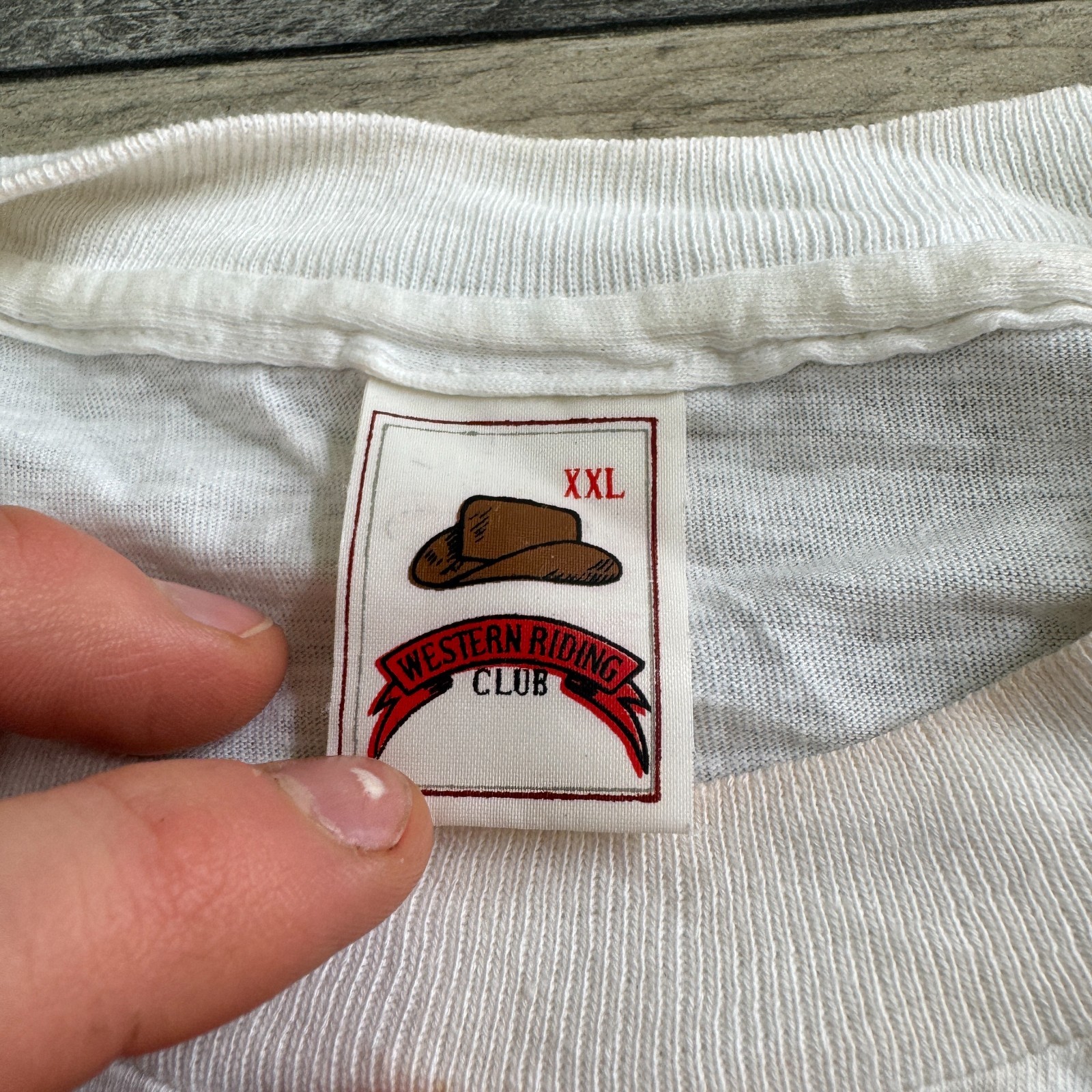 Vintage White Single Stitch T-Shirt Budapest 90s Retro Print Mens 2XL gallery