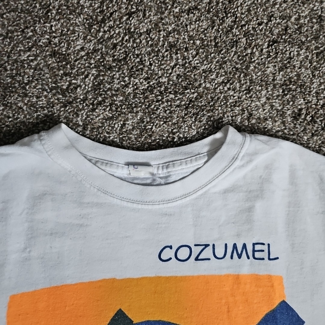 Miro Cozumel Mexico Art Style Size Large Fish Retro Colored Short Sleeve Shirt gallery