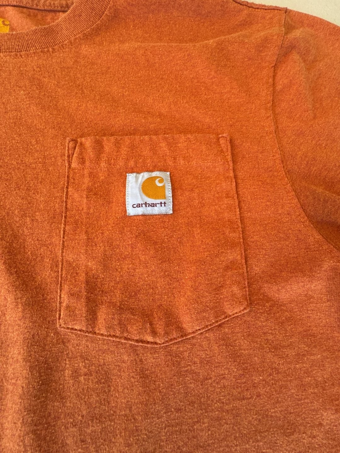 Carhartt Men's Loose Fit Heavyweight Short-Sleeve Pocket T-Shirt in Jasper Heath gallery