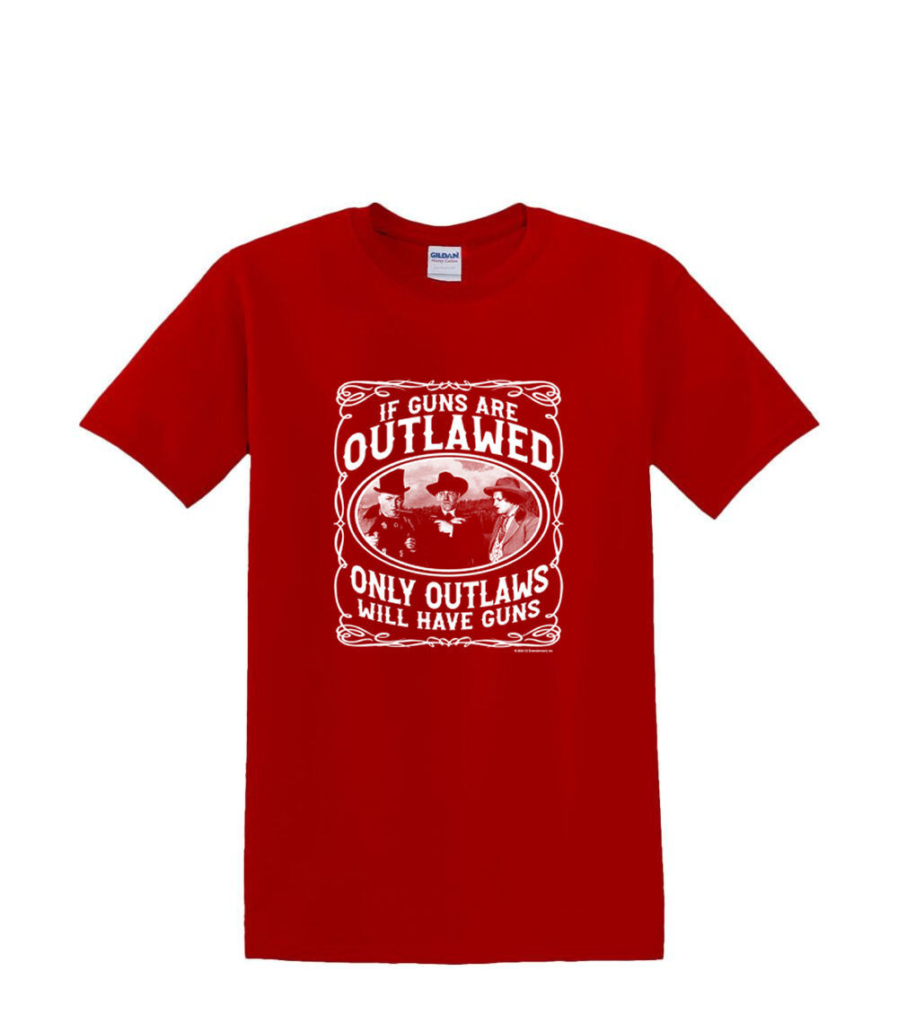 T-Shirt S to 2XL 3XL - THREE STOOGES OUTLAWS - HUMOR FUNNY MOE CURLY SHEMP LARRY gallery