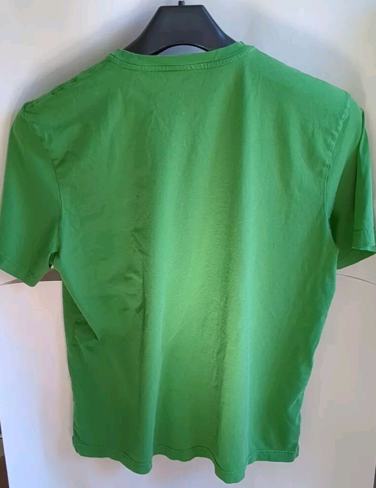 APPLE Official MAC Computer Store Employee GREEN Tech Staff T-Shirt Size LARGE gallery