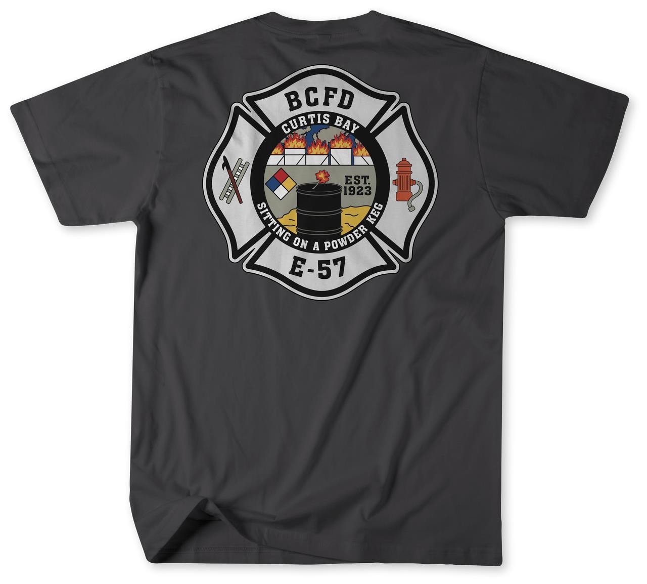 Unofficial Baltimore City Fire Department Engine 57 Shirt v1