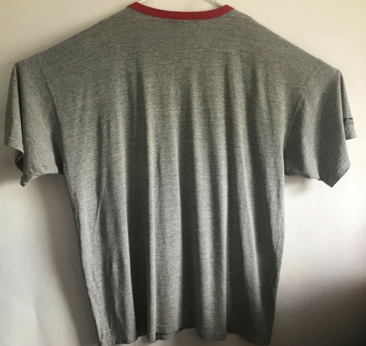 Big Daddy Men's Sz 3XL Graphic Print 1 bd Logo Contrasting Trim Red Grey T-shirt gallery
