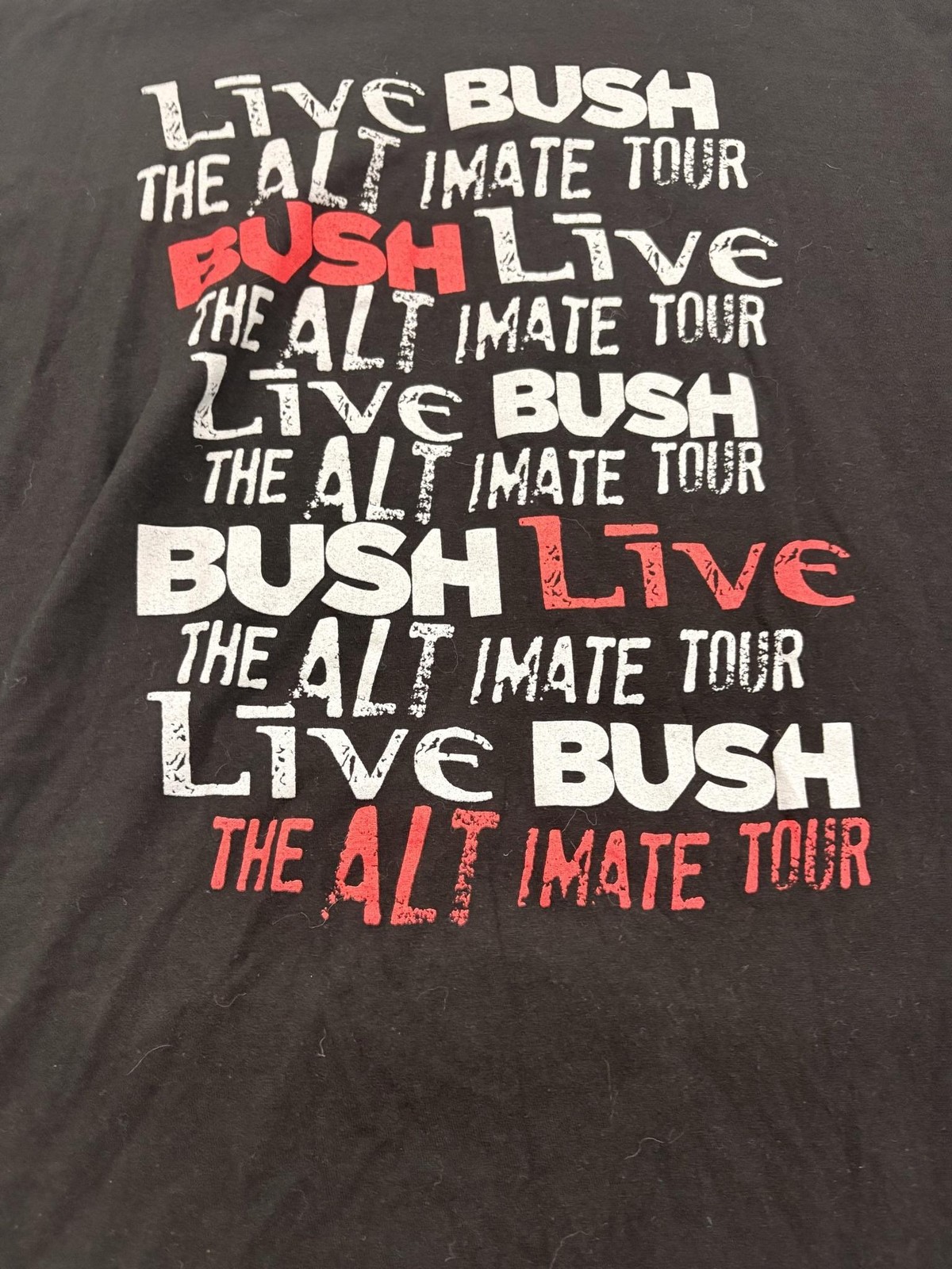 Bush Live ALTimate Tour Shirt Mens 2XL Black Concert Tee T-Shirt The Thread Shop gallery