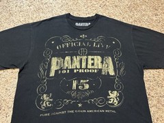 Pantera Shirt Mens Extra Large 101 PROOF 2010 Shirt Mens Black