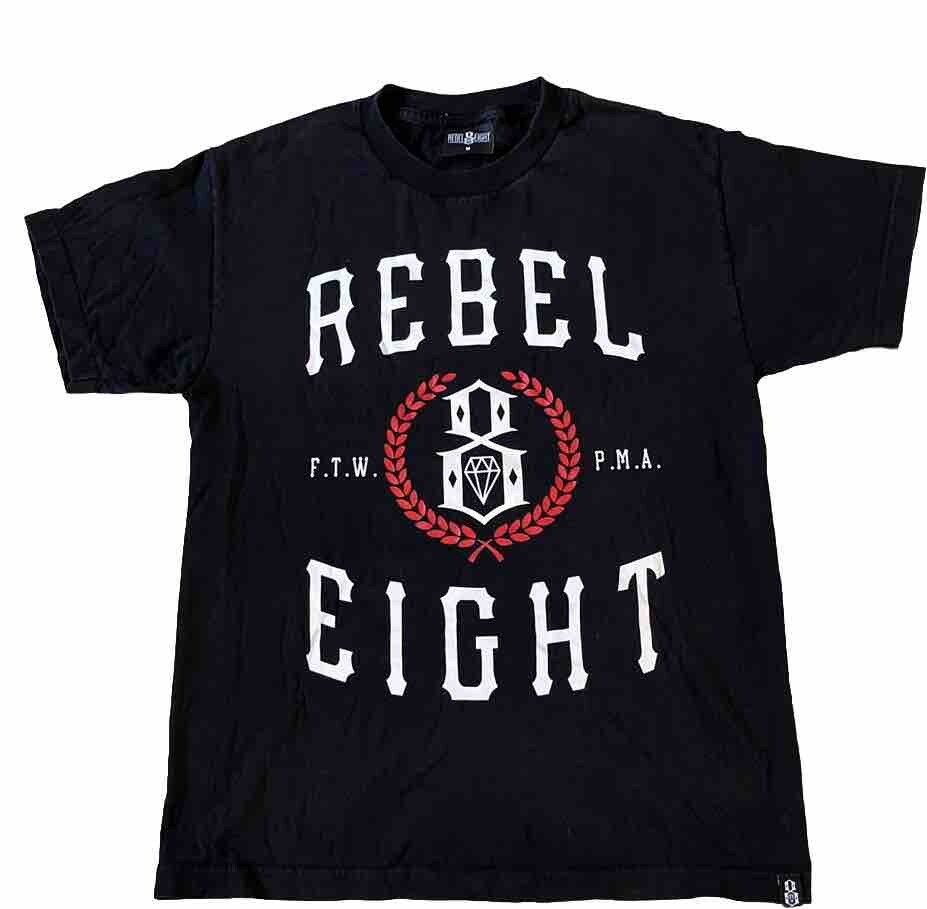 Rebel 8 Rebel Eight Laurels T-shirt Black gallery