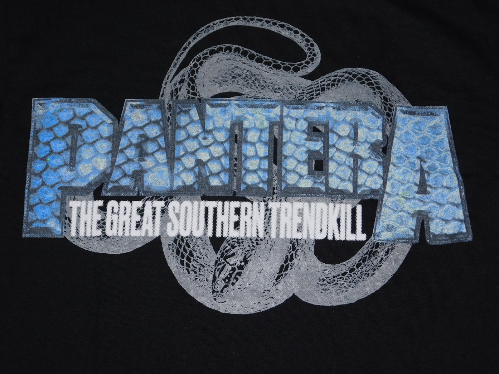 NEW Pantera The Great Southern Trendkill Snake T-Shirt MEDIUM gallery