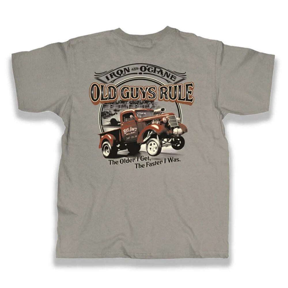 Old Guys Rule OG2242 – Iron & Octane T-Shirt – Gravel