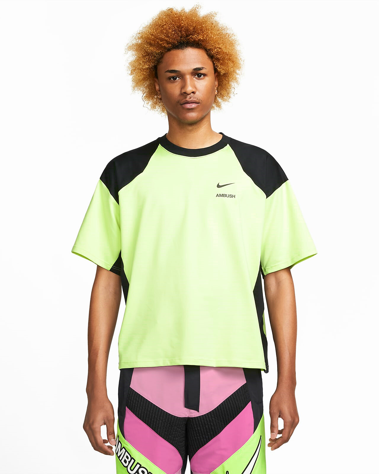 Nike x AMBUSH Short-Sleeve T-Shirt Ghost Green/Black CW8002-358 Size M NWT gallery