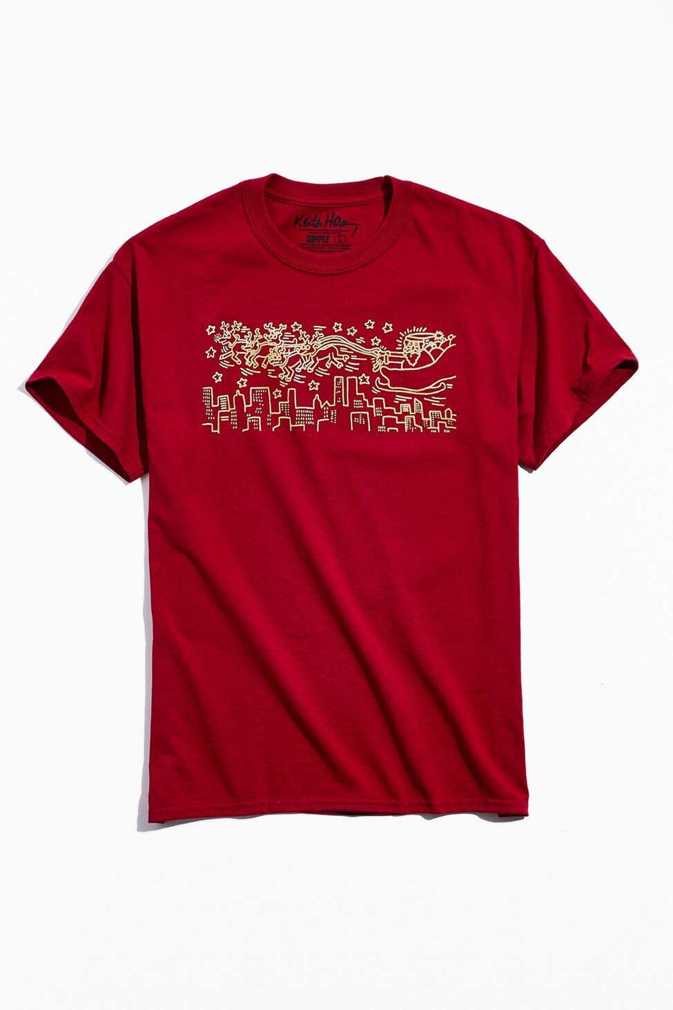 Christmas Keith Herring Special Edition T-Shirt Mens Size Small NEW WITH TAGS