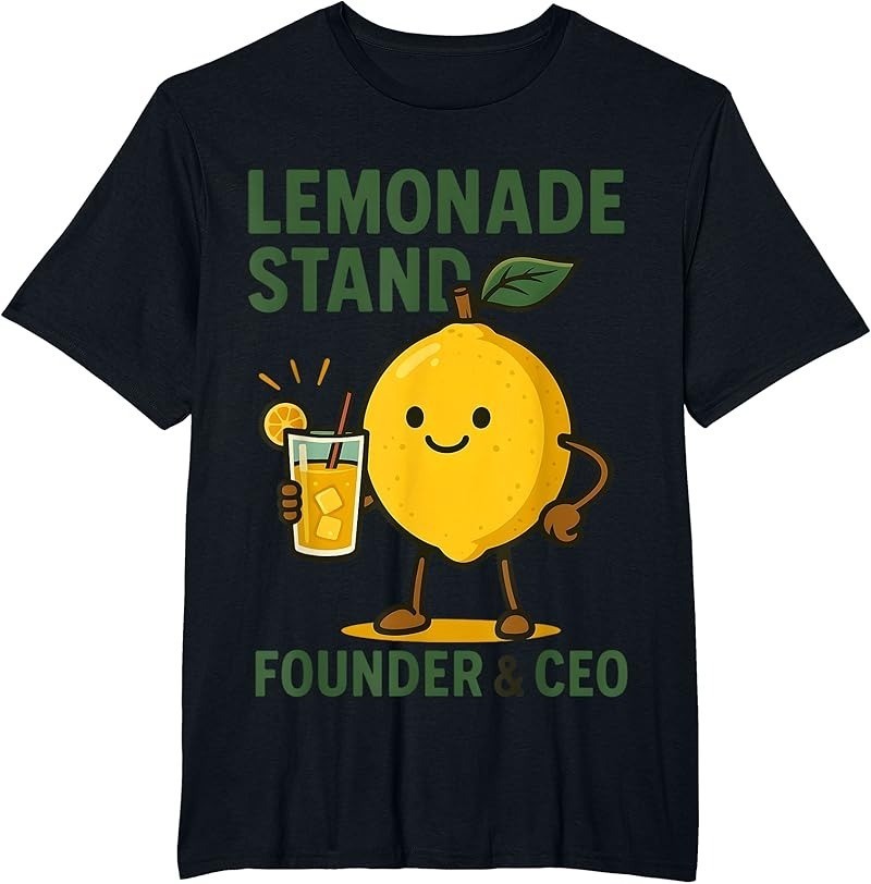 Retro Lemonade Stand Founder And Ceo Gift Short Sleeve All Size Shirt