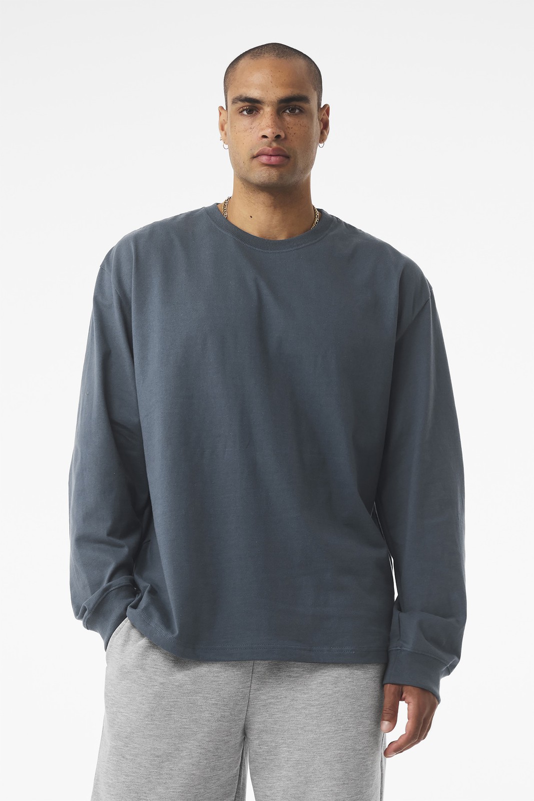 BELLA+CANVAS Unisex 7 5-Ounce Heavyweight Long Sleeve Tee BC4651 gallery