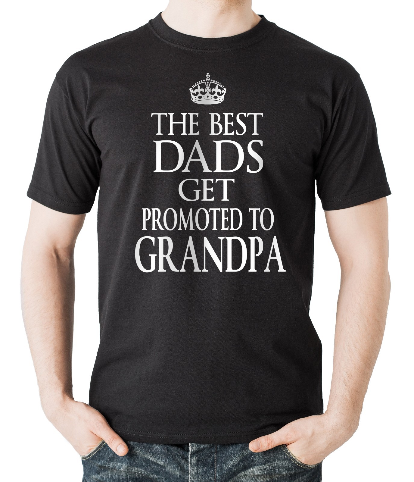 The Best DADS Get Promoted To Grandpa T Shirt Funny Gift Tshirt Shirt gallery