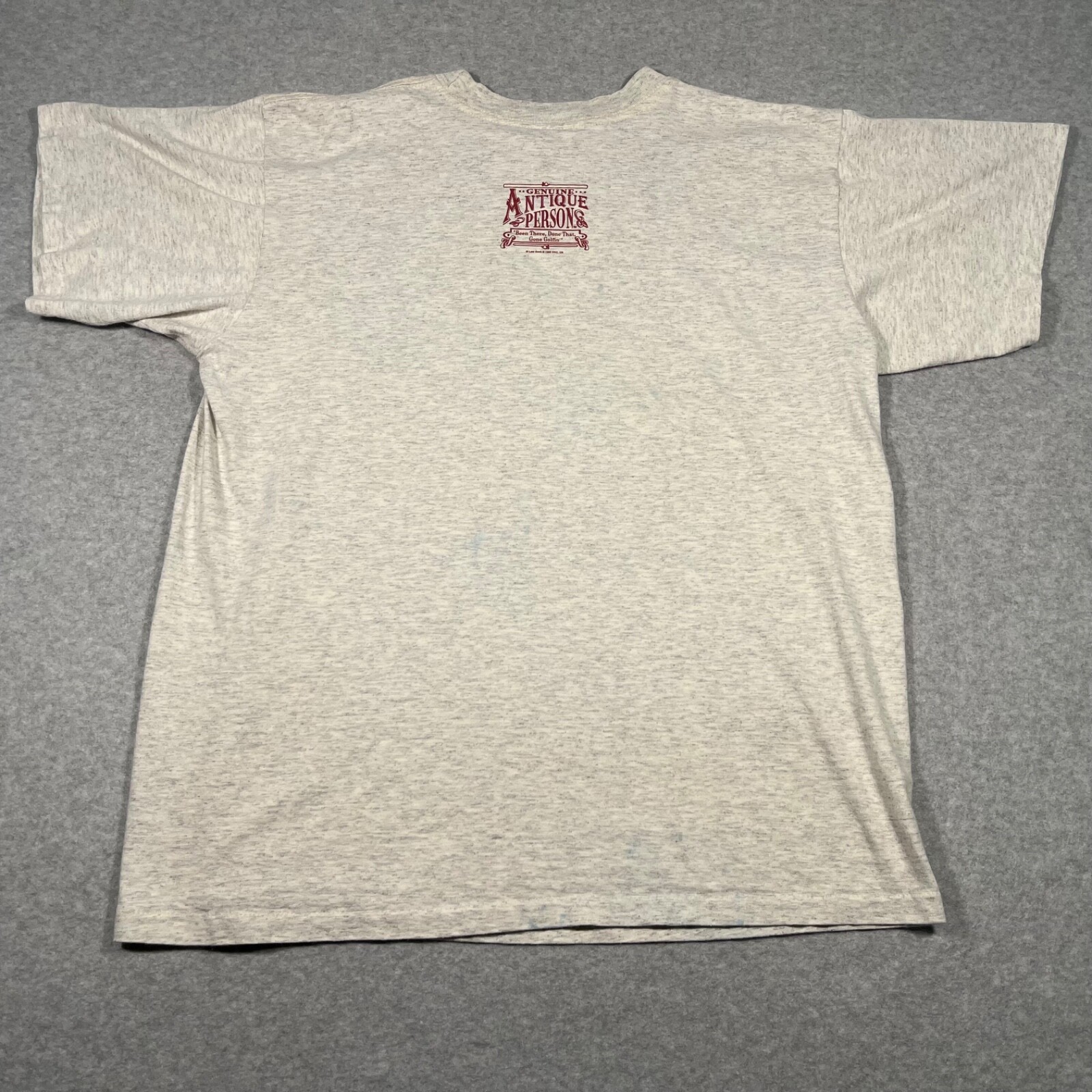 Vintage Golfer Shirt Adult Extra Large Gray Single Stitch Men 90s Antique Person gallery