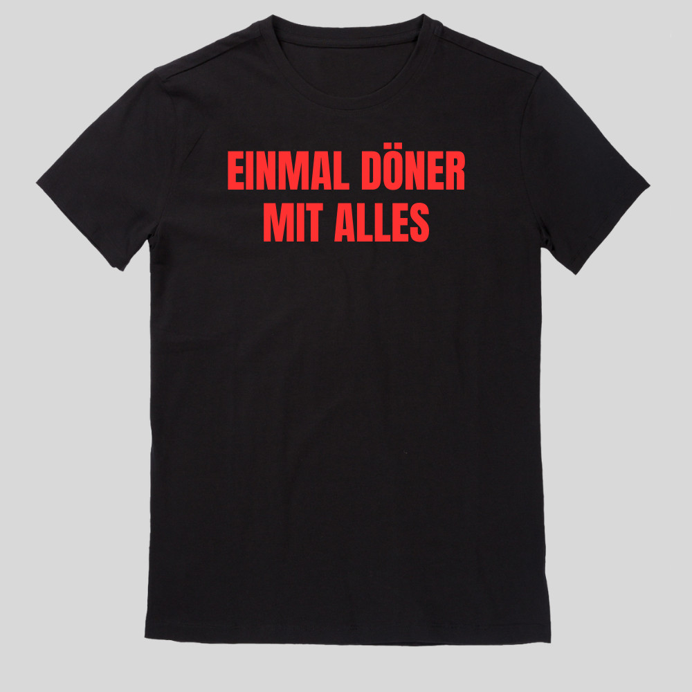 Once Kebab With Everything T-Shirt Fun Fun Sayings Funny Cartoon Size XS to 5XL