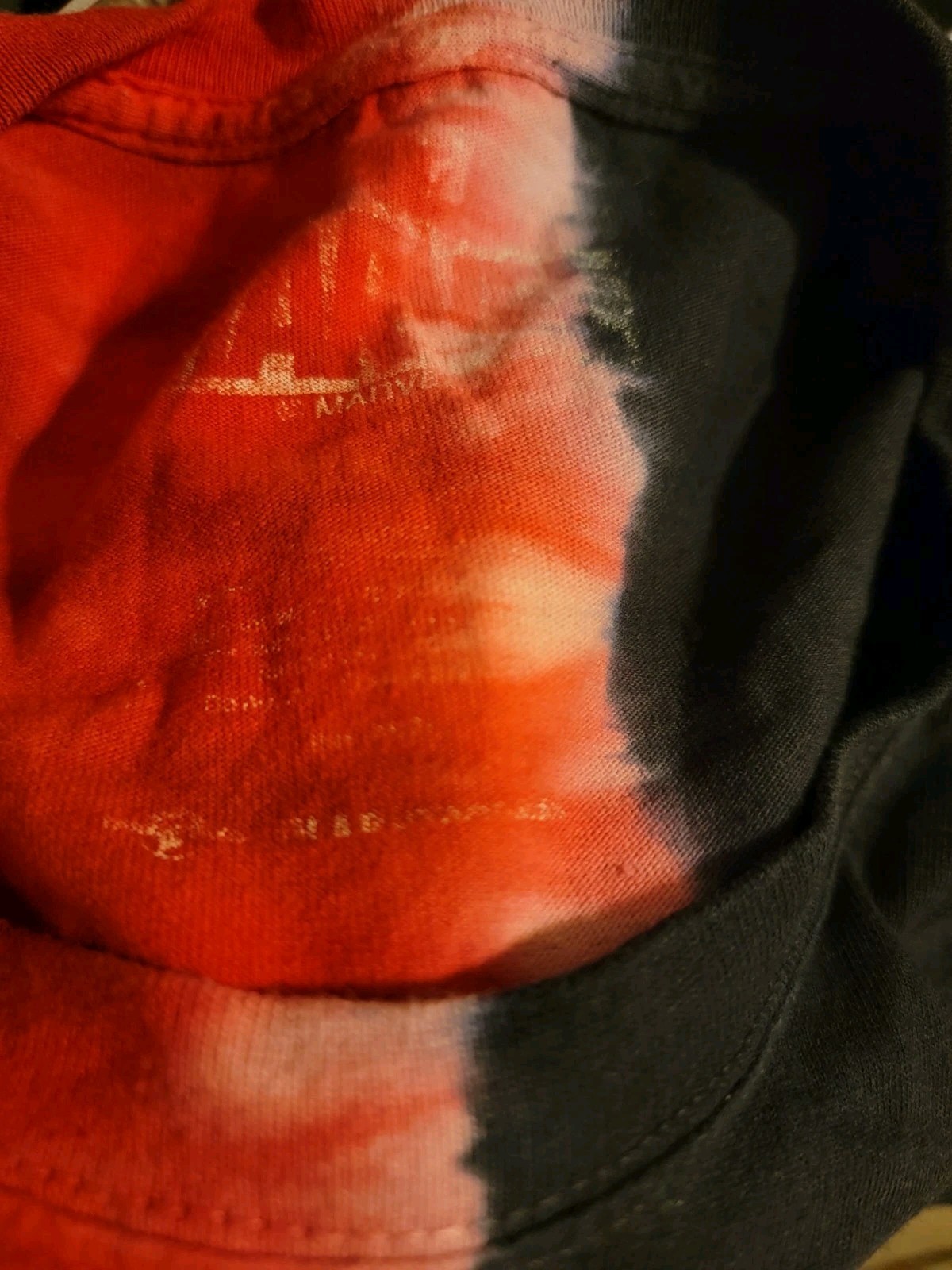 SPIDER MAN Spiderman Tie-dye Pattern Character Print T-shirt Men's No Size Tag gallery
