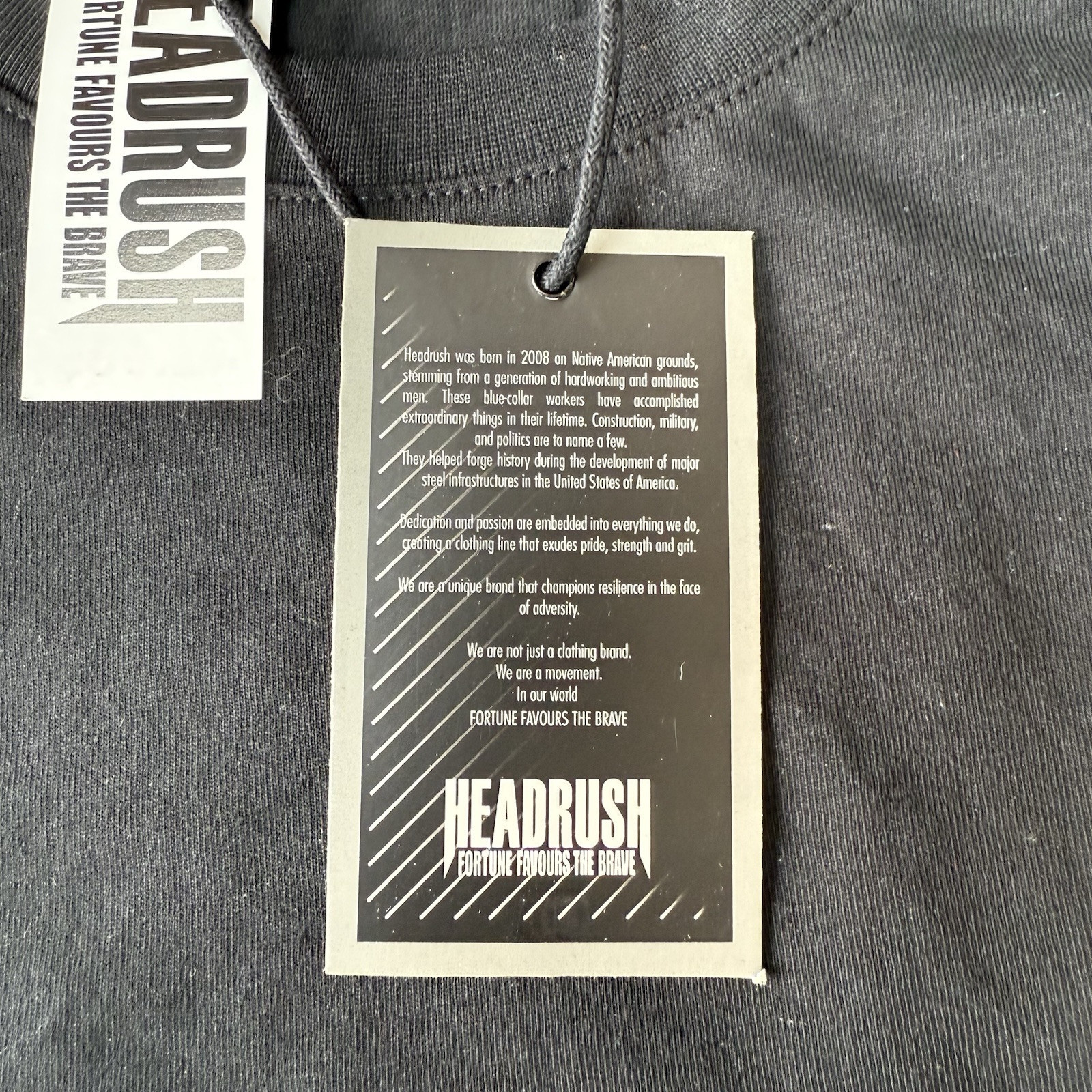 HEADRUSH T-shirt Size 3XL Graphic Two Sided Black Short Sleeve gallery