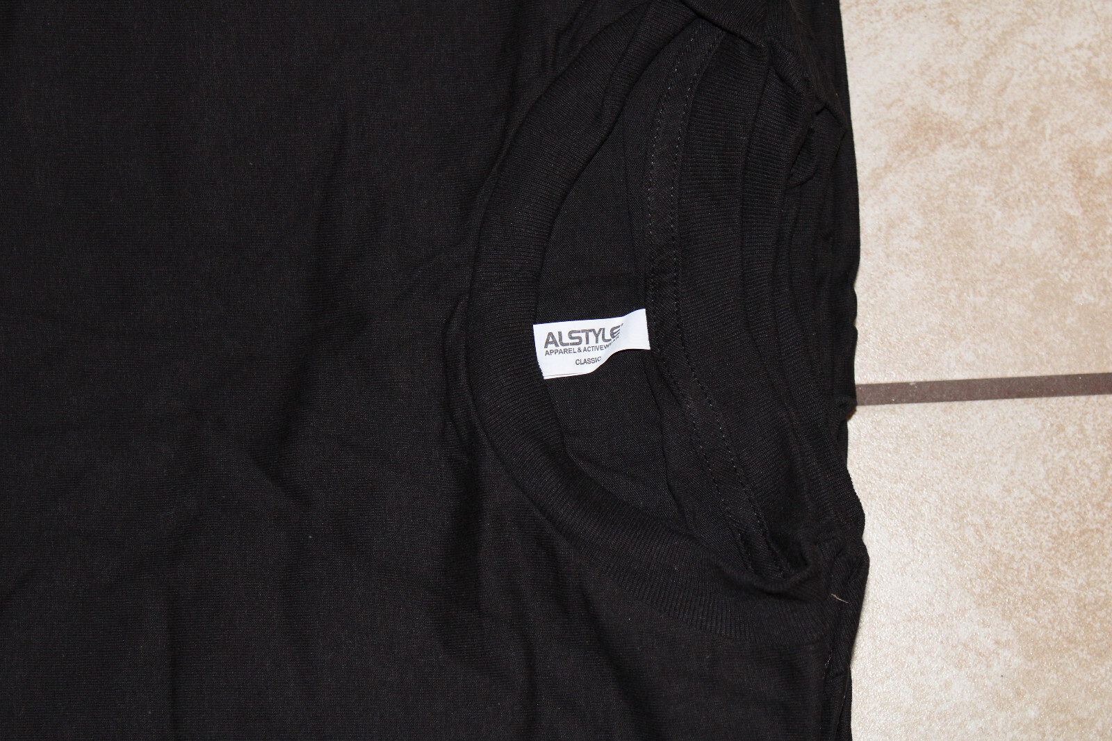 10x New Alstyle Apparel Activewear Heavyweight Short Sleeve Black Tshirt 2XL gallery
