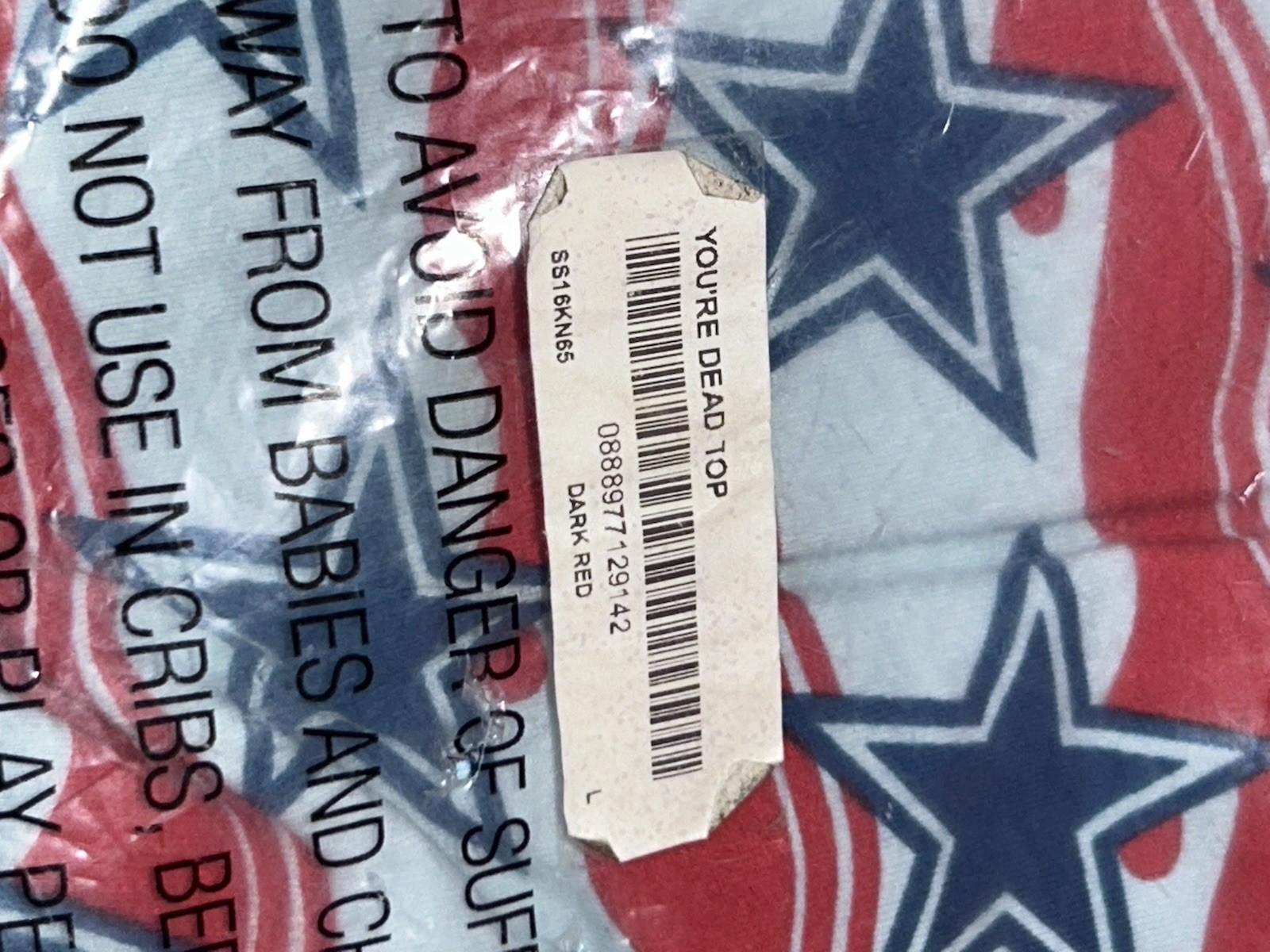 Supreme You’re Dead Top SS16 NEW WITH TAGS TEE SHIRT gallery