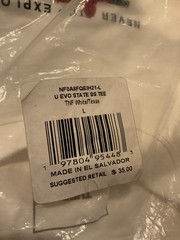 The North Face Unisex Evo State SS Tee, Style# NF0AFQEIH21, Size L, Color White