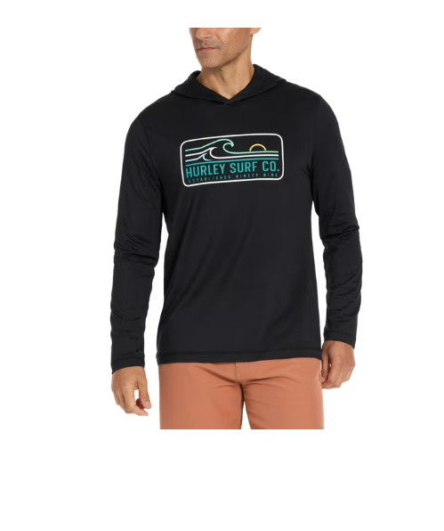 Hurley Men's Hooded UV Tee- Asst colors/sizes gallery