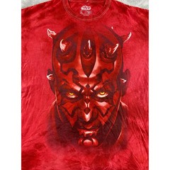 Fifth Sun Star Wars Darth Maul Red Tie Dye Graphic T-Shirt Mens XL Short Sleeve