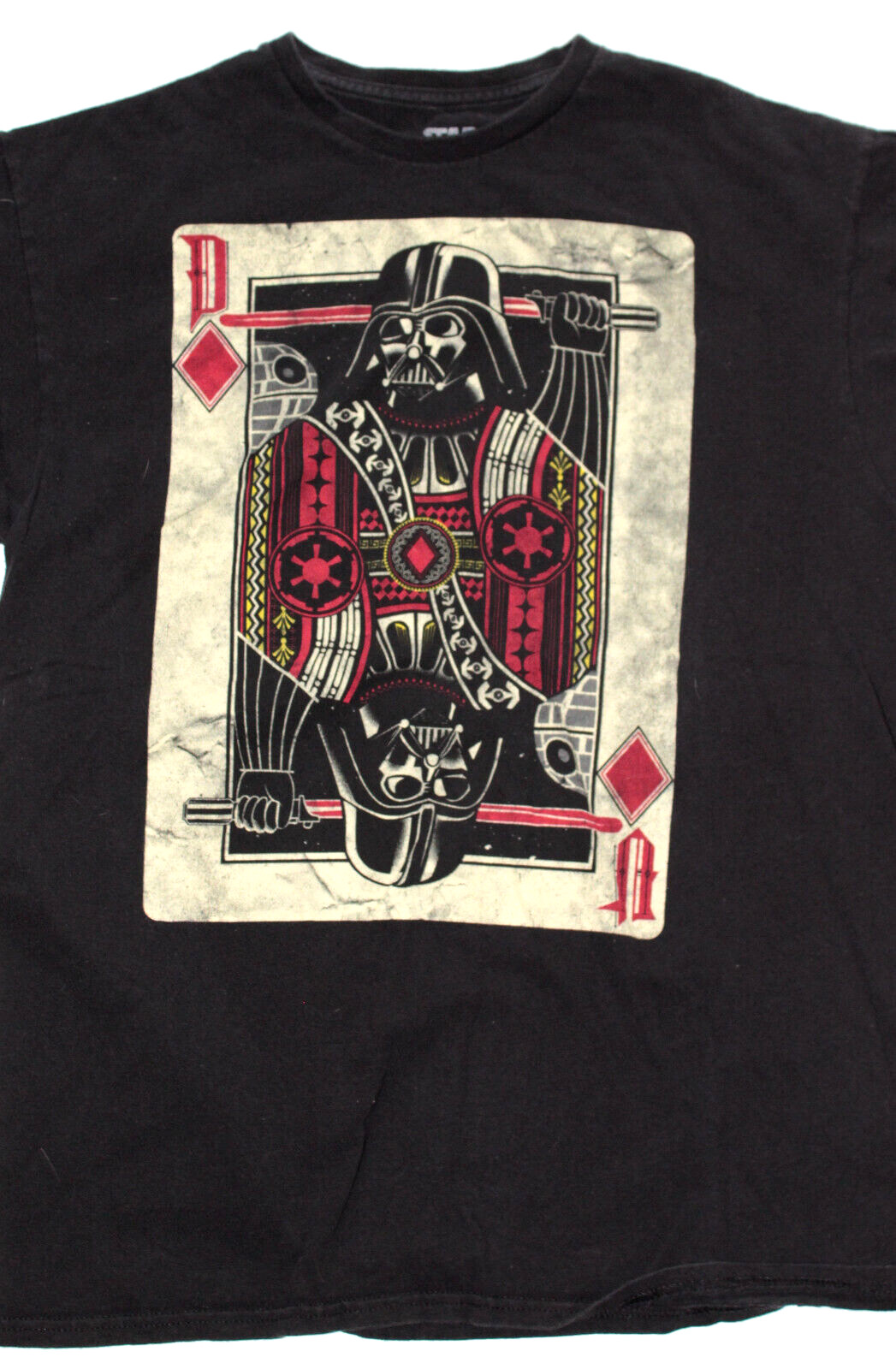 Star Wars Darth Vader Diamond Playing Card Official Black T-Shirt Large gallery