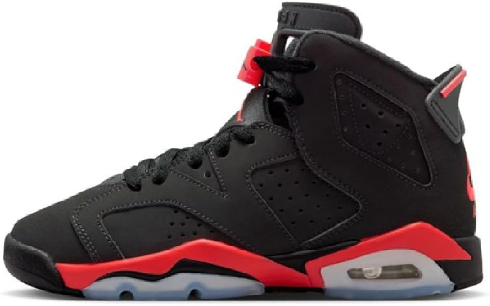 Jordan Air 6 Retro ‘Infrared Salesman’ Grade-School (Black) – Black – 4Y