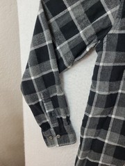 Weatherproof Mens Medium Gray Plaid Long Sleeve Button Up Flannel Shirt