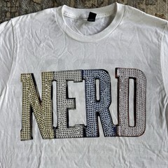 N.E.R.D. Summer 2018 Tour Studded T Shirt Medium M Parking Lot Rap Tee Pharrell